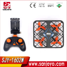 Hot Super Micro RC Quadcopter Box 2.4GHZ 1602 with Wifi RTF FPV Camera Mini Drone with Altitude Holding PK D3 drone SJY-1602W